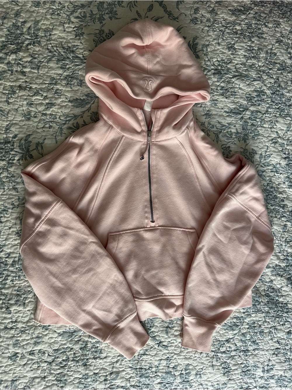 Lululemon Scuba Half Zip Strawberry Milkshake M/L